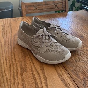 Skechers Taupe Memory Foam Slip-on Sneakers